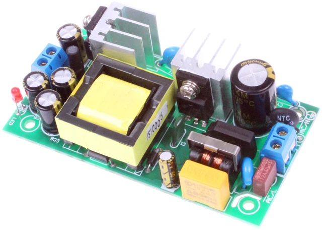 Main image of AC to DC Precision Buck Power Supply Module AC 120V 100V-264V to 12V 2A 2000mA Isolated Step Down DC Module (12V 2A) Green