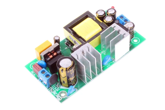 Alt view image 3 of 7 - AC to DC Precision Buck Power Supply Module AC 120V 100V-264V to 12V 2A 2000mA Isolated Step Down DC Module (12V 2A) Green