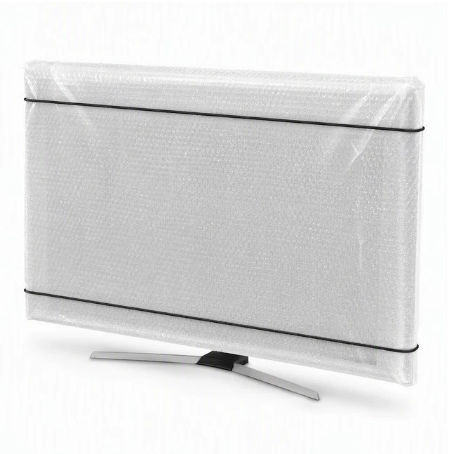 Main image of TV Cover for Moving Duallayer Bubble & Foam TV Protector Fits Up to 70'' TV Wrapping for Moving, Including Elastic Rope, 1 Set of Flat Screen TV Cover for Transport, Storage & Home Renovation
