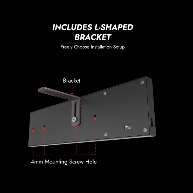 Alt view image 6 of 7 - V92 9.2" PC Case Screen, 1920x462 IPS Sensor Panel Monitor, Black CPU/GPU Temp Display, No AIDA64 Needed, No HDMI Needed, USB-C/Internal 9-Pin, Aluminum Body for Gaming PC Builds