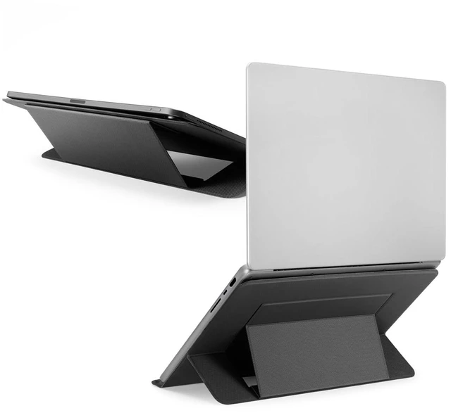 Main image of Slim Fold Portable Laptop Stand Foldable Ergonomic Angle Lift Anti-Slip for MacBook Neo, MacBook Air, MacBook Pro 11"-14" and iPad/Air/Pro & More