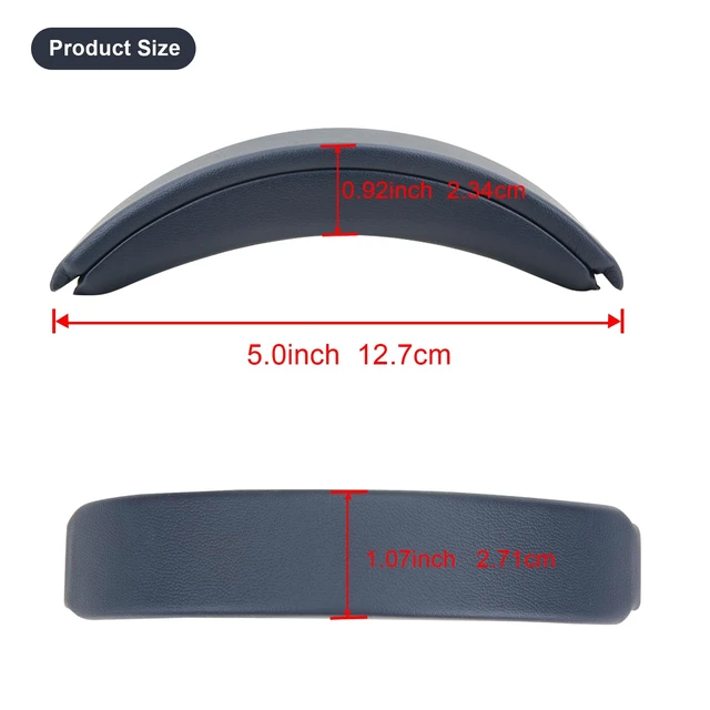 Alt view image 6 of 7 - Head Cushion Pad for Bose QuietComfort QC35 QC35II QC45 Headset Head Cushion Cover Repair Part (Dark Blue)
