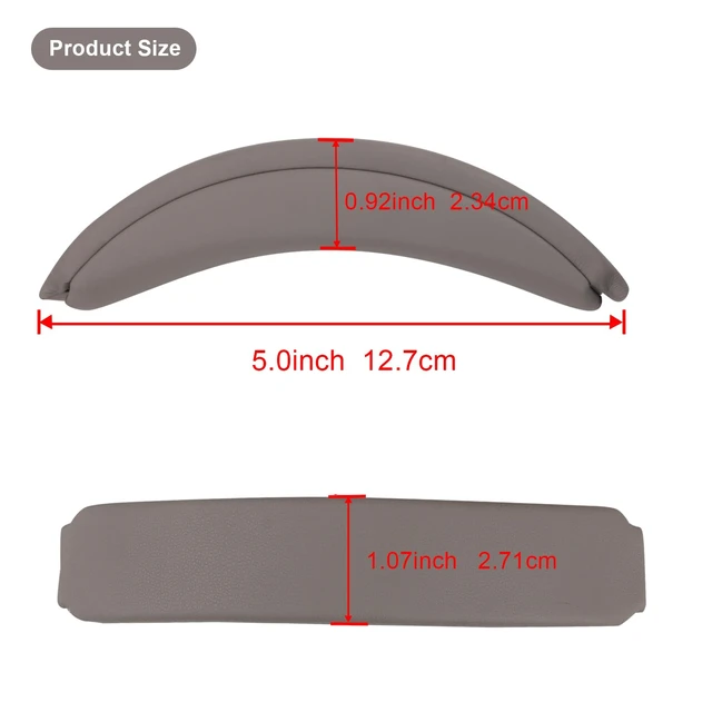 Alt view image 3 of 7 - Headband Pad for Bose QuietComfort 45 QC45 QC35II QC35, Headband Cushion Cover with Protein Leather& Memory Foam (Sandstone)