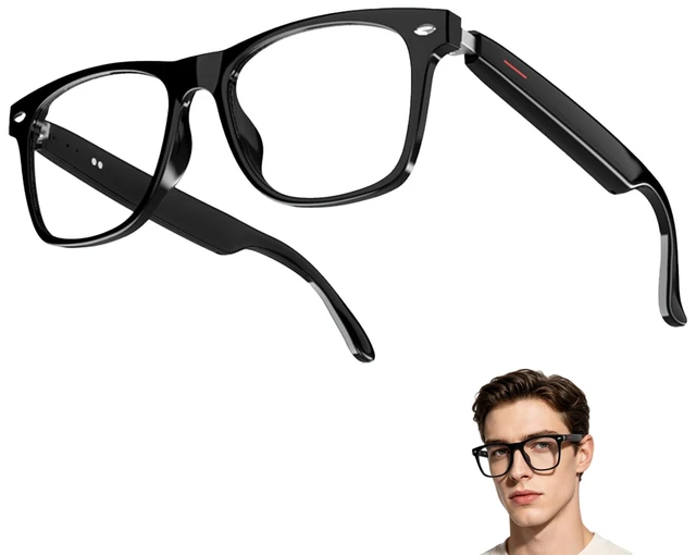 Main image of AI Smart Bluetooth Glasses with Speakers, Translation & Photochromic 170mAh battery, open-ear audio for music, ideal for travel, work, sports