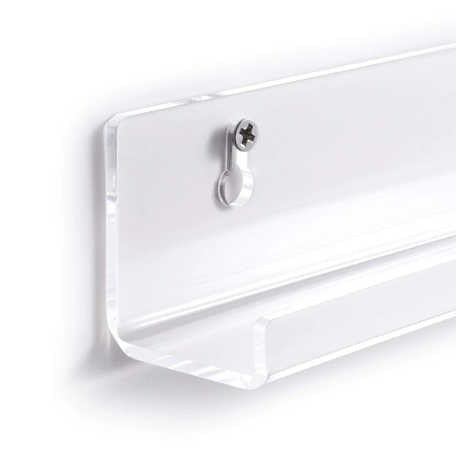 Alt view image 3 of 7 - Vinyl Record Shelf Wall Mount, Acrylic Vinyl Holder Wall, 6 Pack 12inch Acrylic Record Vinyl Shelves Display, Clear Album Record Holder Hangers, Display Daily Lp Listening, Office Home