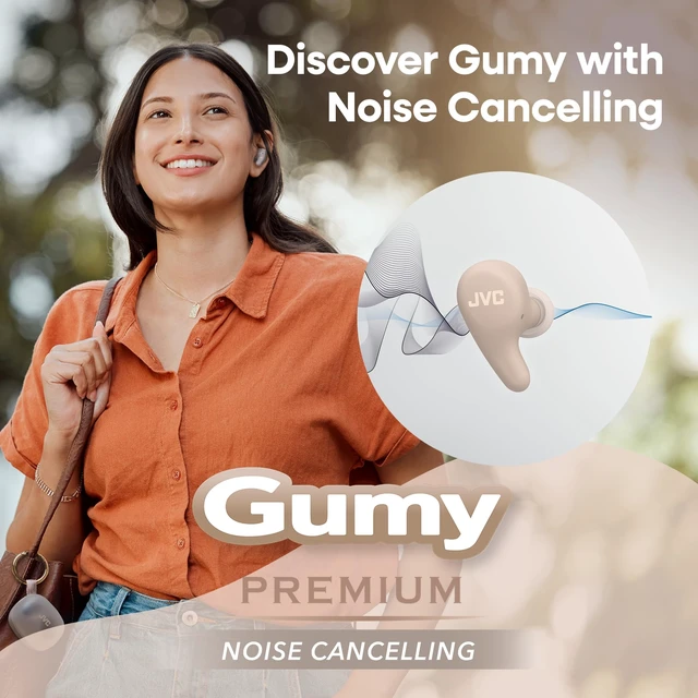 Alt view image 2 of 7 - Gumy Premium True Wireless Earbuds Noise Cancelling, Bluetooth 5.4 Headphones 26H Battery, ANC Ambient Mode, Gaming Low Latency, USB-C Case