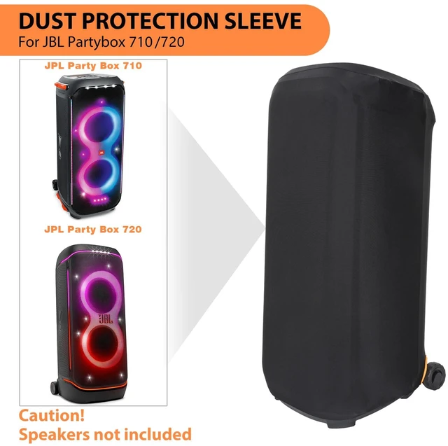 Alt view image 3 of 7 - Dust Cover for JBL PartyBox 710/720 Portable Party Speaker Stretch Dust Case Sleeve for Home or Outdoor