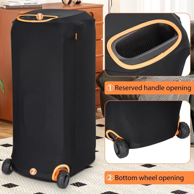 Alt view image 5 of 7 - Dust Cover for JBL PartyBox 710/720 Portable Party Speaker Stretch Dust Case Sleeve for Home or Outdoor