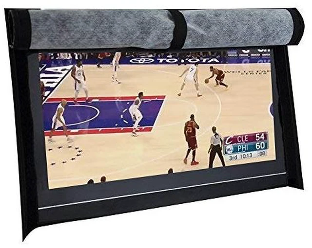 Main image of Outdoor 50" TV Set Cover,Scratch Resistant Liner Protect LED Screen Best-Compatible with Standard Mounts and Stands (Black)