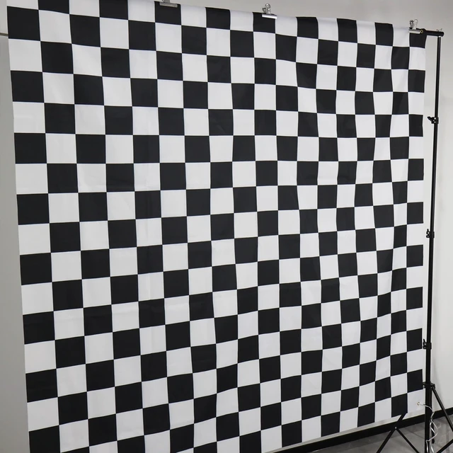 Alt view image 4 of 7 - 6.6x6.6ft Black and White Checkered Backdrop, Racing Party Cars Truck Dirt Bike Birthday Party Decorations, One Happy Dude, Fast One Two Fast Birthday Decorations for Boys