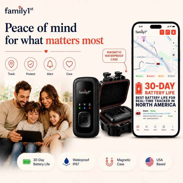 Alt view image 3 of 7 - GPS Tracker for Vehicles - Hidden Magnetic Car Tracker Device Real Time Magnetic Tracker Device for Vehicles & Cars, Anti-Theft, No Wiring or OBD, 4G LTE, 30 Day Battery, Plan Required