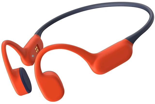 Main image of Bone Conduction Headphones, Open Ear Headphones Bluetooth 5.4 Wireless Headsets with Mic,IPX7 Waterproof Sport Headphones for Running, Cycling, Workout(Orange)