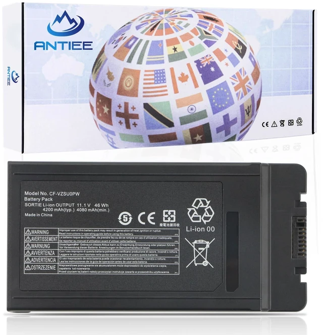 Main image of CF-VZSU0PW CF-VZSU0PR Laptop Battery for Panasonic TOUGHBOOK CF54 CF-54 Mk1 54 Gloved Multi Touch, 54 Prime CF-VZSUOPW CF-VZSU0GW CF-VZSU0KR 46Wh 4200mAh