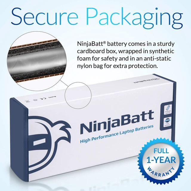 Alt view image 7 of 7 - Battery for HP ProBook 4540S 4530S 4440S 4430S 633805-001 Fits 6460B PR06 PR09 HSTNN-DB2R HSTNN-IB2R HSTNN-LB2R HSTNN-OB2R 633809-001 633733-241 4730S 6 cells 4400mAh 10.8V