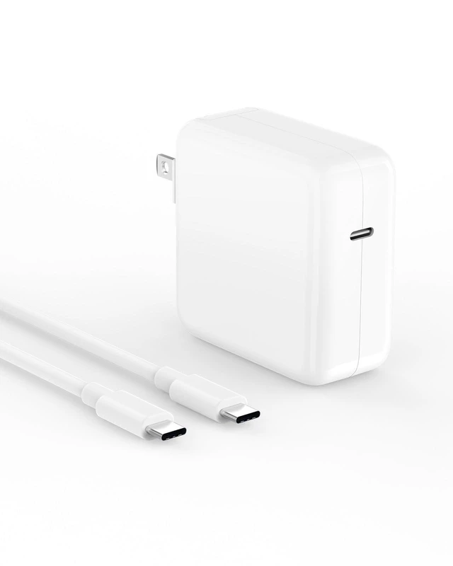 Main image of USB C Charger for MacBook Pro MacBook Air 13 13.6 14 15 16 inch Neo, M1 M2 M3 M4 M5 2026 2025 2024 2023 2022 2021 2020 2019 2018, Super Compact 100W Power Adapter, 6.6FT USB-C Cable, Original Quality