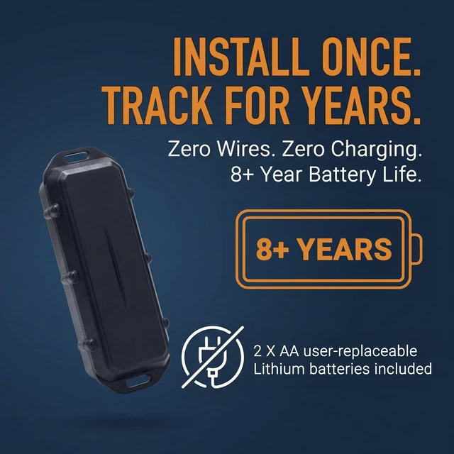 Alt view image 2 of 7 - TH07 4G LTE GPS Tracker for Trailers & Assets, Battery Powered Subscription required, wireless battery-powered tracker for trailers and assets, optional magnetic mounting available