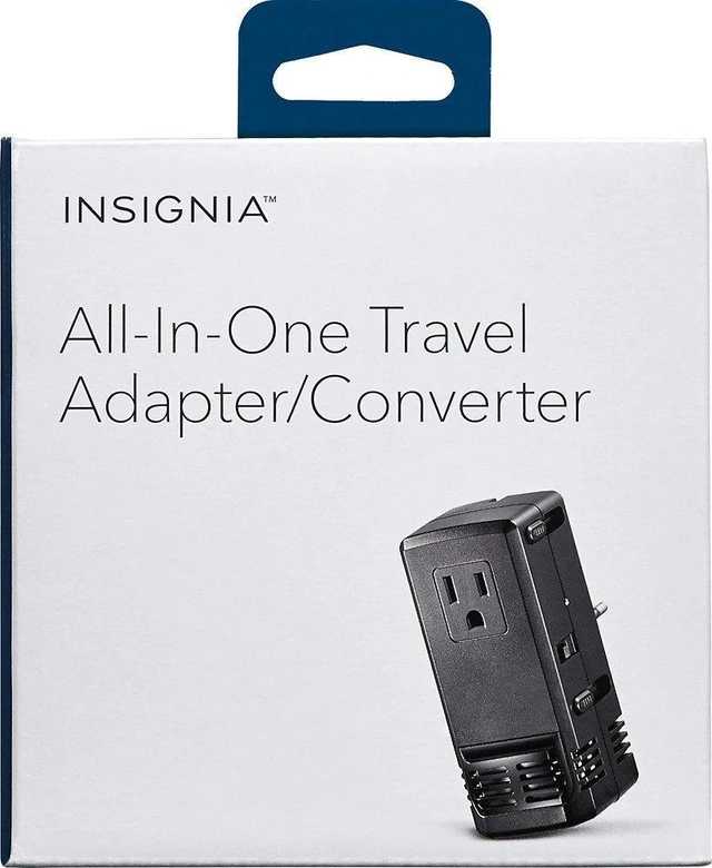 Alt view image 2 of 4 - All-In-One Travel Adapter/Converter - Black