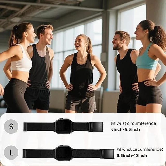 Alt view image 4 of 7 - Hybrid Nylon Band Compatible with Whoop 5.0 and Apple Watch Band Combo Stretchy Braided Straps for Whoop 5.0 and Apple Watch 11/10/9/8/7/6/5/4/3/2/1/SE/Ultra, Breathable Comfortable Durable