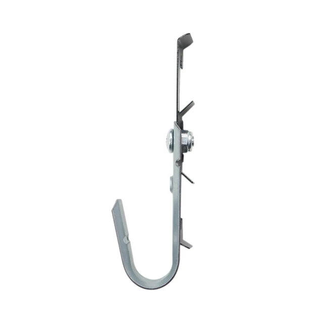 Alt view image 2 of 6 - 3/4" Cable Support J Hook with W Clip, Heavy Duty Metal Wire Cable Support J-Hook Hangers for Attaching Ceiling Grid Wire Threaded Rod (20 Pack)
