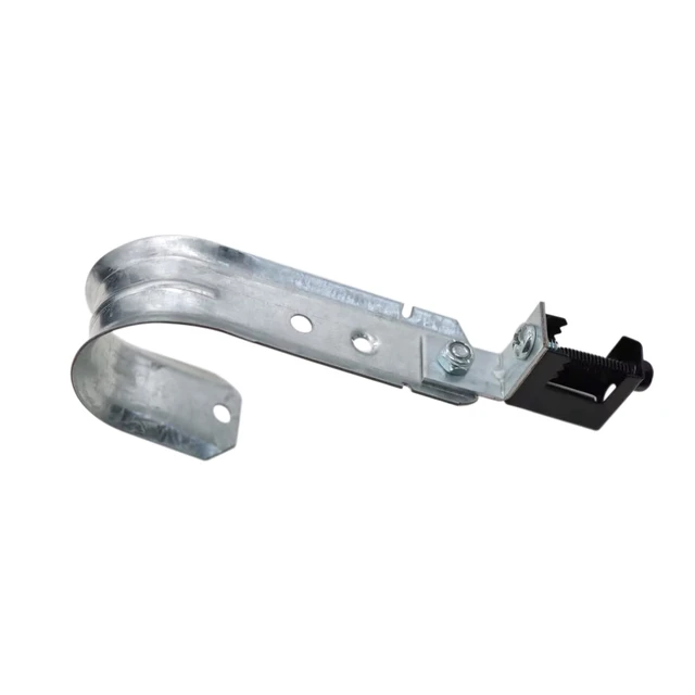 Alt view image 2 of 6 - Cable Support J Hook with Beam Clamp, 2" Heavy Duty Metal Wire Cable Support J-Hook Hangers for Wire Cable Management (10 Pack)