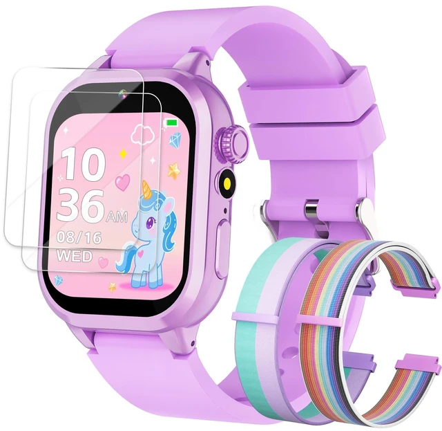 Main image of Smart Watch for Girls - Kids Watch with 39 Games, Built-in Camera, Video Recorder, Alarm, Calculator, Pedometer & Various Wallpapers Toys for Ages 4-12 Years Old Birthday