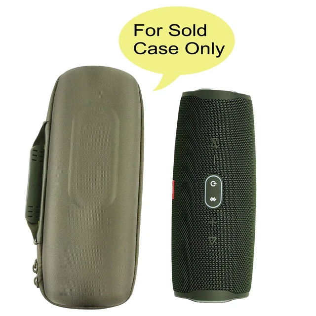 Alt view image 3 of 7 - Hard Travel Case Replacement for JBL Charge 4 /Replacement for JBL Charge 5 Waterproof Bluetooth Speaker (Green Case)