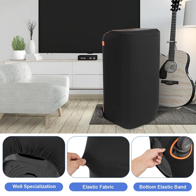 Alt view image 3 of 7 - Dust Cover for JBL PartyBox 520 Portable Party Speaker Stretch Dust Case Sleeve for Home or Outdoor
