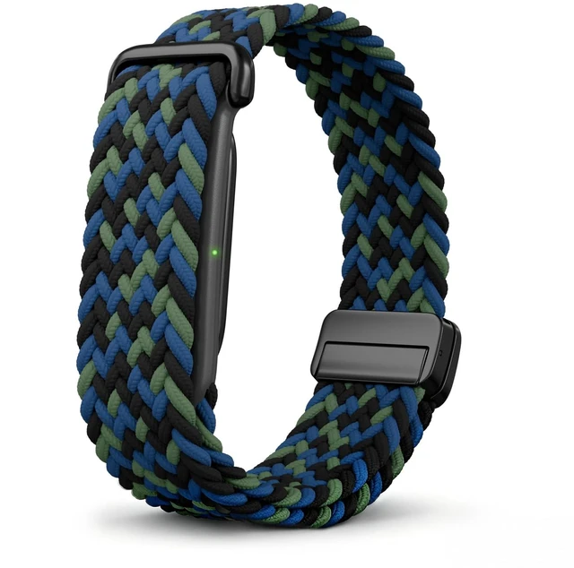 Main image of Magnetic Elastic Braided Band Compatible with Google Fitbit Air Band Nylon Adjustable Replacement Strap for Fit bit Air Band, Soft Breathable Stretch Woven Wristband for Women Men, Hand Washable
