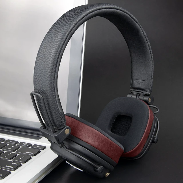 Alt view image 2 of 7 - Cooling Earpads for Marshall Major I/II/III/IV/V - Burgundy