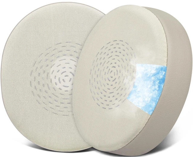 Main image of Cooling Gel Earpads Replacement for Jabra Evolve2 75 PC Wireless Headset (Do Not fit Evolve 75), Ear Pads Cushions with Ice Silk Fabric, Noise Isolation Foam - Gold