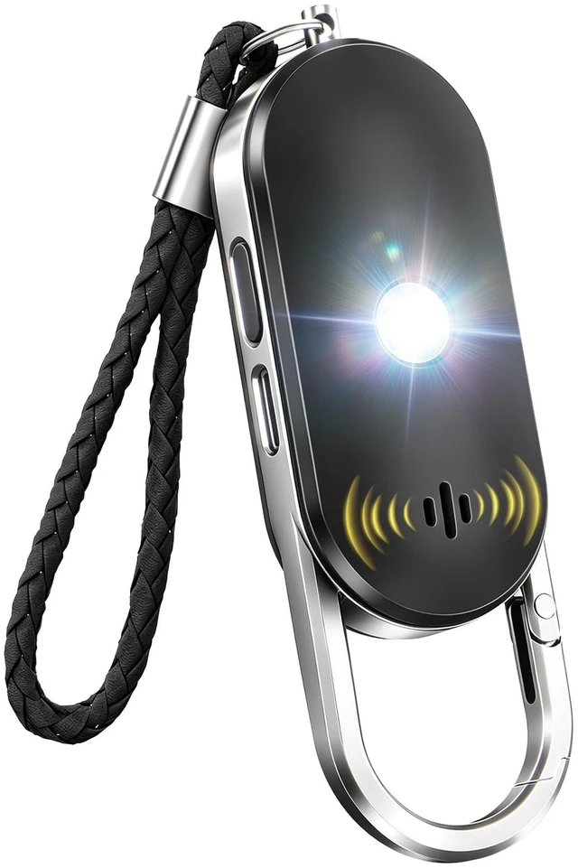 Main image of Personal Safety Alarm, 130dB Double Speakers Personal Alarms for Women, Strobe Light and Low Battery Notice, Rechargeable Self Defense Keychain for Seniors College Girls Gift