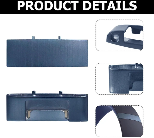 Alt view image 4 of 7 - 2 Sets Studio Pro Headband Replacement Parts & Replacement Hinge Compatible with Beats Studio Pro and Studio 3 Headphones, Studio Pro Replacement Headband Metal Repair Parts (Navy)