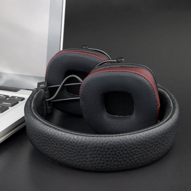 Alt view image 7 of 7 - Cooling Earpads for Marshall Major I/II/III/IV/V - Burgundy