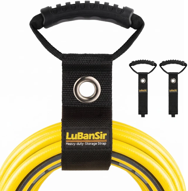 Main image of 3 Pack 17"Extension Cord Organizer with Grommet Fit Cables Portable Hook and Loop Storage Straps Fit Extension Cords, Ropes, Garden Water Hoses Carrying and Hanging