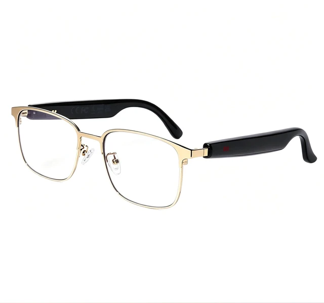 Main image of Smart AI Glasses with 164 Languages Translator, Photochromic, Gold