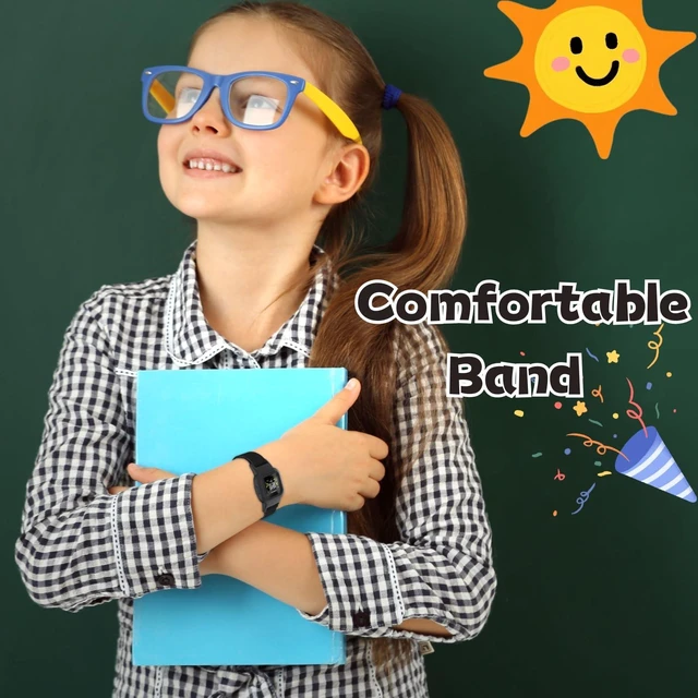 Alt view image 5 of 7 - Elastic Bands Compatible with Garmin Vivofit Jr 3 Bands Colorful Nylon Stretchy Straps with Protective Case Adjustable Replacement Bands Accessories