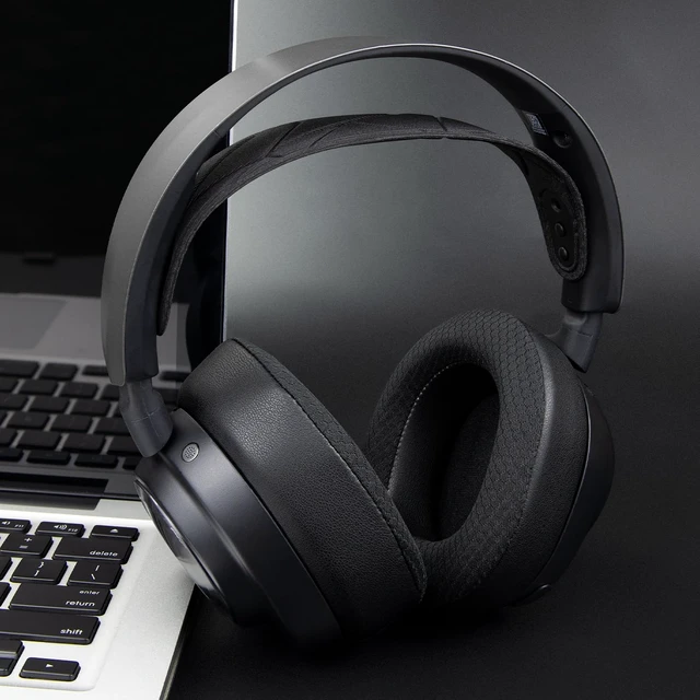 Alt view image 5 of 7 - Mesh Earpads for Arctis Nova Pro Wireless/Nova Elite - Black (Not Fit Nova Pro Wired), for SteelSeries Arctis Nova Pro (Wireless/Omni), Arctis Nova Elite Headphones