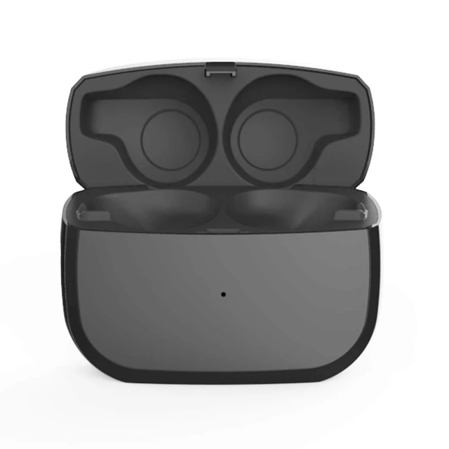 Alt view image 2 of 5 - Charging Case for Jabra Elite 65t/Active 65t Earbuds (Black) 500mAh Portable Charger Case Dock Cradle for Jabra Elite 65t