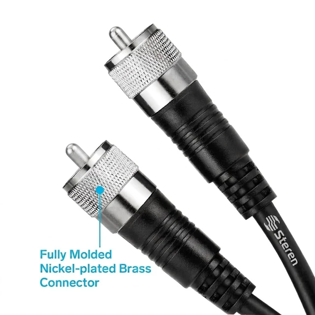 Alt view image 2 of 7 - RG8X Coaxial Cable 12 ft, CB Coax Cable with PL259 UHF Connectors, Male to Male Low Loss 50 Ohm for HAM Radio, LMR400, Antenna Analyzer