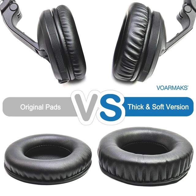 Alt view image 4 of 7 - Thick Soft Protein Leather Ear Pads & Headband Cushion Cover Replacement Kits Compatible with Pioneer HDJ-X5 X5BT HDJ-X7 X7BT HDJ-X10 DJ Headset Headphone,with Memory Foam Filling (EarPads+Headband)