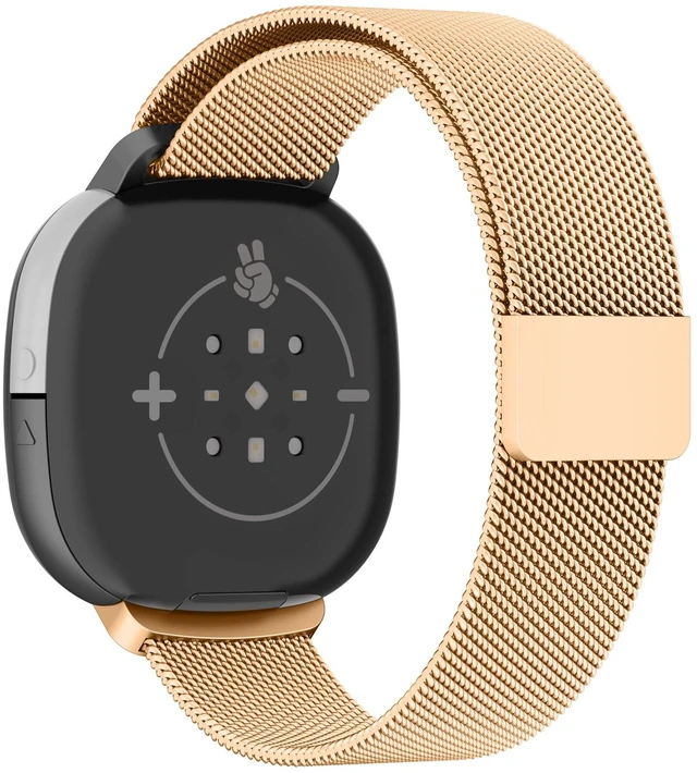 Alt view image 7 of 7 - Metal Bands Compatible with Google Fitbit Ace LTE, Stainless Steel Mesh Breathable Wristband Strap with Adjustable Magnet Lock