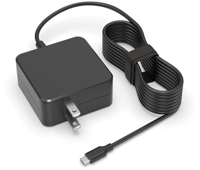 Main image of Charger Fit for Samsung Chromebook Laptop USB Type C - Compatible with Chromebook 4 4+ Plus XE310XBA XE350XBA XE513C24 XE520QAB XE521QAB W16-030N1A PA-1300-87