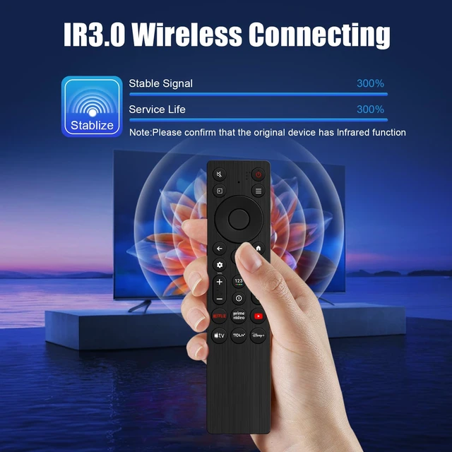 Alt view image 2 of 7 - (2 Pack) RC923A Remote Control Replacement for TCL Google TV Remote Control,Compatible with TCL QD-Mini LED 4K UHD 50/55/65/75/85 QM5K,QM6K,QM7K Google Smart TV Series and More (No Voice Control)