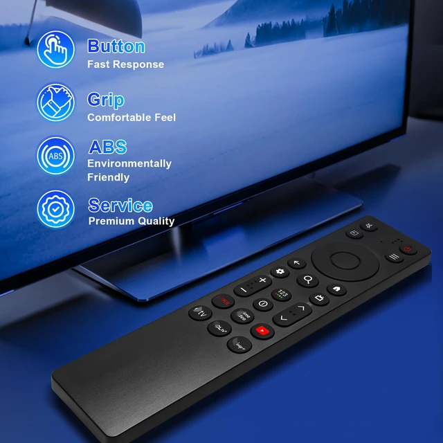 Alt view image 5 of 7 - (2 Pack) RC923A Remote Control Replacement for TCL Google TV Remote Control,Compatible with TCL QD-Mini LED 4K UHD 50/55/65/75/85 QM5K,QM6K,QM7K Google Smart TV Series and More (No Voice Control)