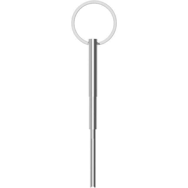 Alt view image 3 of 7 - Headphone Plug Extraction Tool with Key Ring and Cleaning Brush - Remove Broken Headphone Plug from Headphone Jack of Mobile Devices