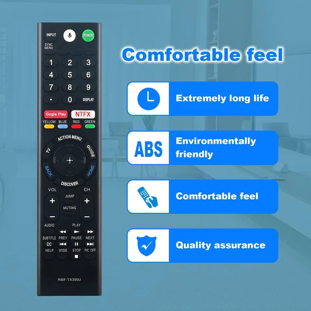 Alt view image 4 of 7 - Replaced Voice Remote fit for Sony Smart TV XBR-43X800D XBR-43X800E XBR-49X800D XBR-49X900E XBR-55X850D XBR-55X850DS XBR-55X850S XBR-55X900E XBR-55X930D XBR-55X930E XBR-65X850D XBR-65X900E