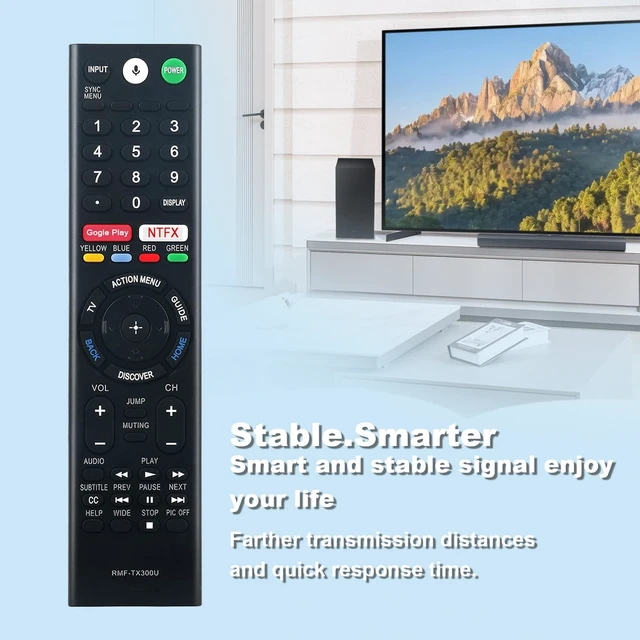 Alt view image 5 of 7 - Replaced Voice Remote fit for Sony Smart TV XBR-43X800D XBR-43X800E XBR-49X800D XBR-49X900E XBR-55X850D XBR-55X850DS XBR-55X850S XBR-55X900E XBR-55X930D XBR-55X930E XBR-65X850D XBR-65X900E