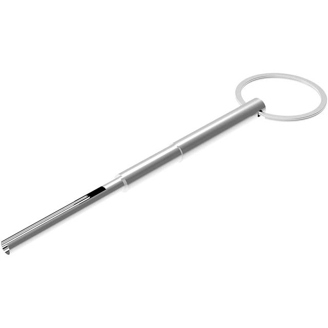 Alt view image 4 of 7 - Headphone Plug Extraction Tool with Key Ring and Cleaning Brush - Remove Broken Headphone Plug from Headphone Jack of Mobile Devices