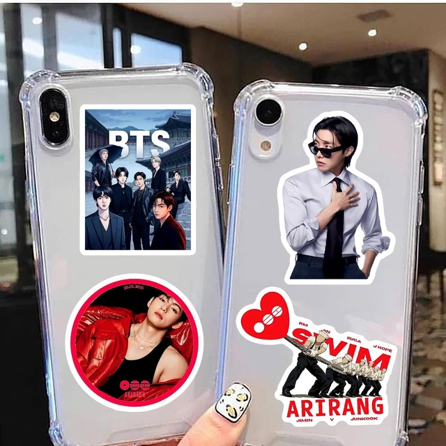 Alt view image 5 of 7 - Cartoon Stickers for Kids,Vinyl Waterproof Decal for Water Bottle Laptop Toy Sticker for DIY Decorate Bumper Phone Hard Hat Kids Teens Gifts (50pcs-BTS)