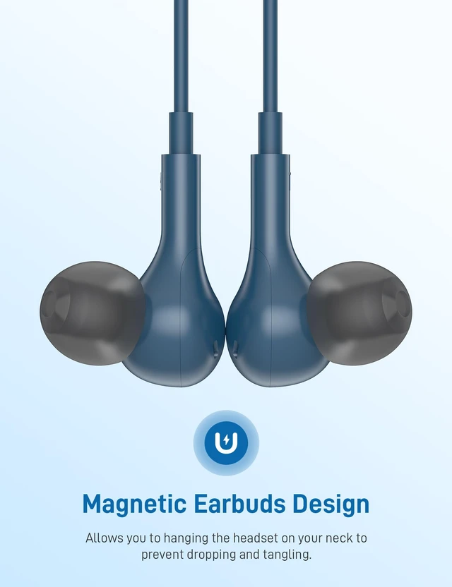 Alt view image 6 of 7 - USB C Headphones for Apple/iPhone Duo 18 17 16 15 Wired Earbuds with Case Soft Small in Ear Buds HiFi Type C USBC Earphones Corded Wire with Microphone Volume Control for Samsung S26 S25/Pixel 11 10